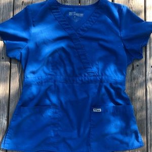 Grey’s Anatomy Royal Blue Scrub Top